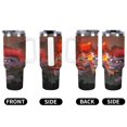 thumbnail image 4 of Taza de viaje para automóvil de gran capacidad Trolls World Tour, taza de café de 40 oz, taza con pajita para automóvil, taza de viaje, taza de vacío, taza de acero inoxidable, 4 of 4