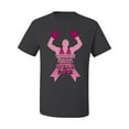 thumbnail image 2 of Wild Bobby Tough Guys Wear Pink Boxer Breast Cancer Awareness Men Tee, Charcoal, 3X-Large, 2 of 6