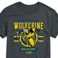 thumbnail image 3 of Marvel Wolverine - Collegiate Scratch - Men's Short Sleeve Graphic T-Shirt, 3 of 5