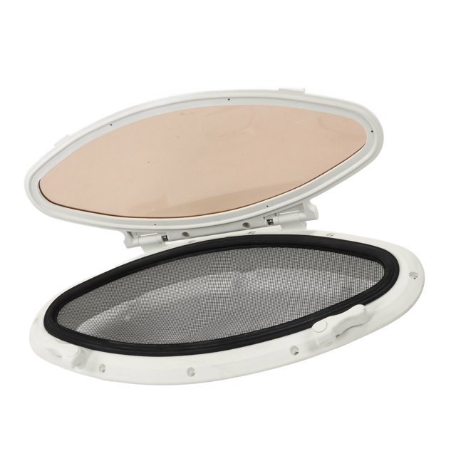 Marine Hatch Porthole Window, Waterproof Internal Opening Marine Portlight Window Protection Net For Yacht