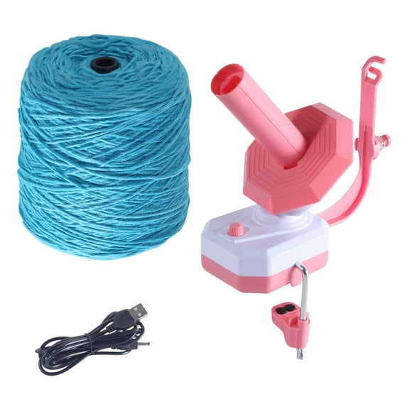 YIMWNYI Electric Yarn Winder & Ball Maker - USB Powered, Portable Knitting Tool for Organizing & Creating Yarn Balls - Perfect Companion for Crocheters & Knitters