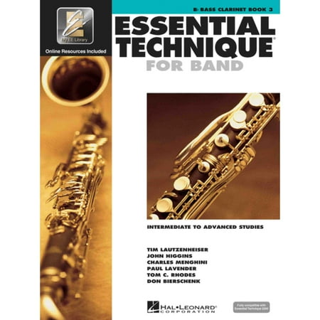 Hal Leonard Essential Technique for Band - Bb Bass Clarinet 3 Book/Online Audio