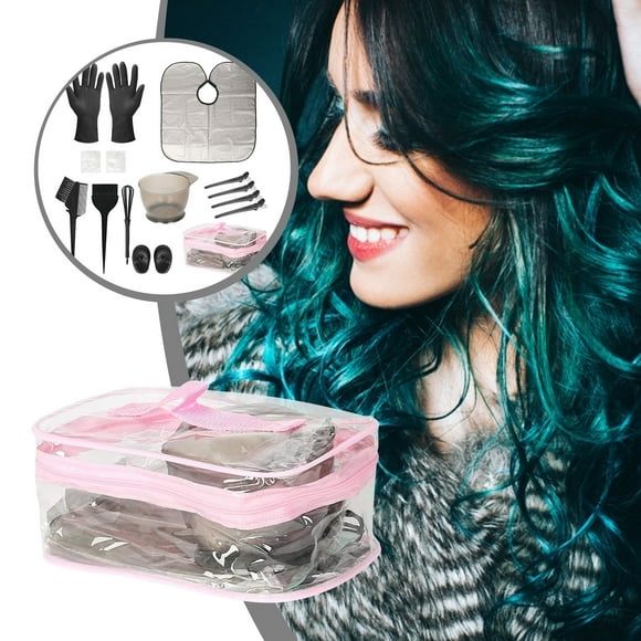 LSLJS Hair Dyeing Tool Suit-Set of Hair Radical Set, Hair Coloring Bowl, Hair Mixer, Hair Coloring Brush, Earmuffs, Hair Clips, Hair Coloring Cape for Hair Coloring