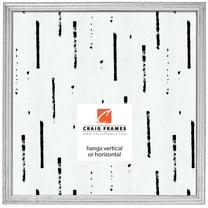 Craig Frames Farnsworth, 12x12 inch Picture Frame, Silver