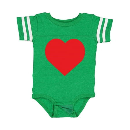 

Inktastic Red Heart Gift Baby Boy or Baby Girl Bodysuit
