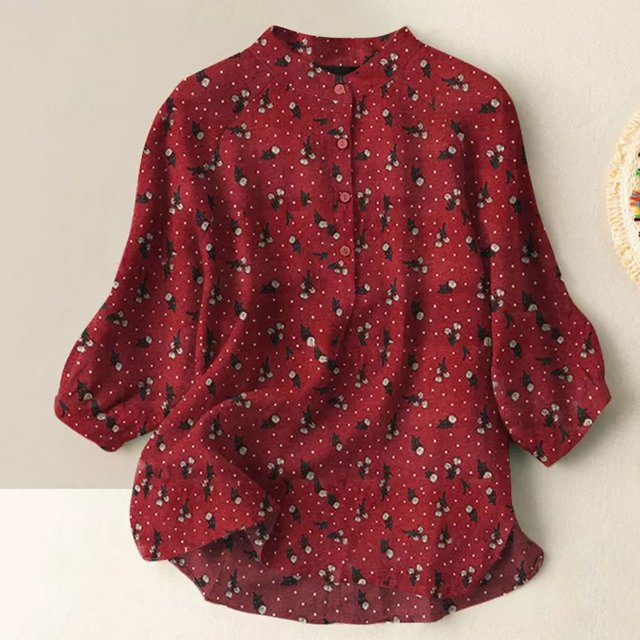ICHUANYI Clearance Women's Fashion Casual T-Shirt Short Sleeve V-Neck Sweatshirt Tops Blouse(Red, M) ICHUANYI WER2023081002846