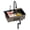 Black, variant on Porfeet Waterfall Kitchen Sink, Stainless Steel Single Bowl Bar Sink with Cup Rinser, Drop In/Undermount Farmhouse Workstation Sink with Multiple Accessories (26.8 x 17.7in),Black