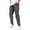 GY2, variant on Casual Pants with Pockets, Relaxed Fit Zip Tapered Trousers, Elastic Waist, Drawstring, Straight Leg, for Everyday Wear and Outdoor Activities
