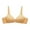 Khaki, variant on Plus Size Wireless Thin Cup Floral Print Bra For Women Wire Free Comfort Breathable Lift Anti Sag Bra Side Support Push Up Everyday Bra Hot Pink 38