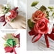 thumbnail image 3 of Juego de muñeca de rosa Artificial para la novia y el novio, juego de pelota de boda, ramillete decorado, flor de simulación de mano, 3 of 5