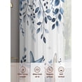 thumbnail image 6 of Blue Coastal Starfish Sheer Curtains 54 Inch Length 2 Panels for Living Room, Beach Nautical Shell Eucalyptus Summer Voile Kitchen Curtain Set, Luxury Privacy Drapes Window Treatment for Bedroom, 6 of 7
