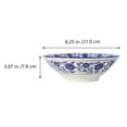 thumbnail image 2 of MasteelfCA Chinese Style Bowl Ceramic Ramen Bowl Practical Cereal Salad Rice Bowl, 2 of 8