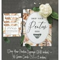 thumbnail image 4 of Inkdotpot White Drop Your Panties Bachelorette Party Panty Game Feathers Bridal Shower Game 1 Sign+ 30 Size Cards, 4 of 6