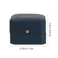 thumbnail image 4 of Estuche para guardar anillos de boda, caja sencilla para anillos, expositor de joyas, caja de regalo, 4 of 7