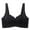 Black, variant on Bras for Women Plus Size Front Closure Full Coverage No Underwire Bras for Seniors Comfort Wireless Front Close Push up Bras with Back Support Lace Sleeping Everyday Bras