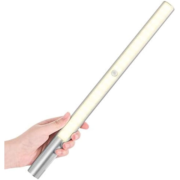 LED Closet Light Battery Operated, T402 Super Bright Wireless Under Cabinet Lighting | Motion Sensor Light | Large 4500mAh Rechargeable Battery Powered | 4000K Daylight White | 180 Days Run Time