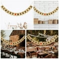 thumbnail image 3 of OULII Swallowtail Flag Linen Wedding Banner 1Set 7.07X5.11X0.04In For Couples Romantic Occasions, 3 of 6