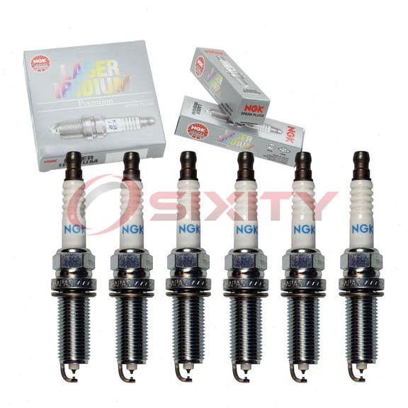 6 pc NGK 96964 Laser Iridium Spark Plugs for 12290-5A2 -A010-M1 12290-5A2 -A011-M1 12290-5A2- A01 12290-5A2-A01 12290-5A2A-A010-M1 12290-RDF-A01 12290-RDFA -A010-M1 12290-RDFA-A010-M1 3492 4712 96310