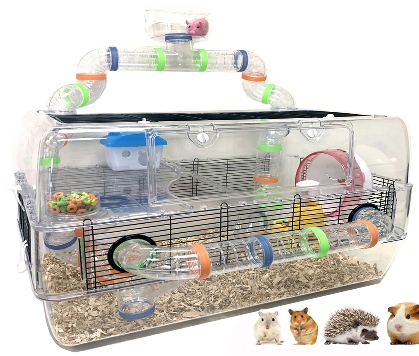 EXTRA LARGE 3Level Deluxe Hamster Palace Mouse House Gerbils Palace