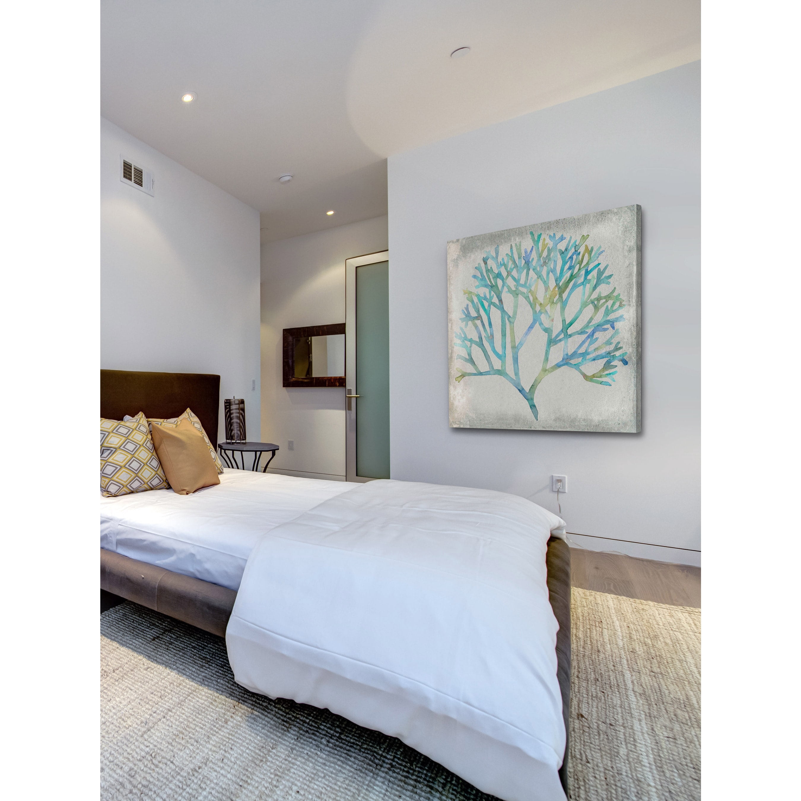 Marmont Hill "Watercolor Coral II" Painting Print on Wrapped Canvas