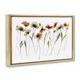 thumbnail image 4 of Stupell Industries Autumn Poppy Sprigs Botanical & Floral Painting Gold Floater Framed Art Print Wall Art, 25 x 17, 4 of 10
