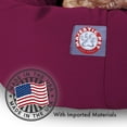 thumbnail image 6 of Majestic Pet Poly/Cotton Bagel Pet Bed for Dogs, Calming Dog Bed Washable, Large, Burgundy, 6 of 6