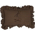thumbnail image 3 of VHC Brands Heritage Farms Primitive Stars Pillow 14x22 Country Primitive Bedding Accessory, Black, 3 of 3