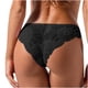 thumbnail image 2 of ICHUANYI Clearance Women Sexy Cute Bowknot Design Crochet Full Lace Panties Low Waist Briefs(Black, S) Ichuanyi Ichuanyi, 2 of 7