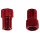thumbnail image 1 of EeaseMX Adaptadores de aleación de aluminio para bicicleta de carretera, 2 unidades, para ruedas de viento y fuego, con boquilla de gas y cabezal de conversión de aire (rojo), 1 of 7