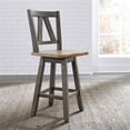 thumbnail image 7 of Lindsey Farm Light Gray Counter Height Swivel Chair (RTA)-Set of 2, 7 of 7
