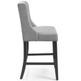 thumbnail image 2 of Modway Baron Upholstered Fabric Counter Stool in Light Gray, 2 of 7