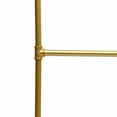 thumbnail image 3 of SHZICMY Industrial Pipe Metal Clothes Rail Heavy Duty Garment Hanging Rack Shelives Gold, 3 of 11