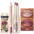 thumbnail image 1 of Set de Labial Mate y Delineador | No Deja Marca en la Taza | Tonos Nude de Larga Duración | Aplicación Suave | Mezcla Perfecta | 12 Colores | Uso Diario | Acabado Natural y Elegante | 1 Paquete, 1 of 1