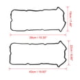 thumbnail image 2 of Valve Cover Gasket Set VS50608R VS50371 for 05-15 Frontier 01-12 Path 04-09 Quest 02-06 Altima 02-08 Maxima, 2 of 4