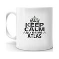 thumbnail image 2 of ATLAS Keep Calm and Drive Coffee Tea Ceramic Mug 15oz, 2 of 3