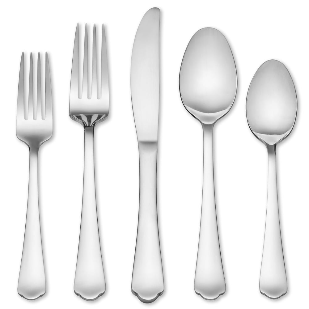Hampton Forge Victoria 58 Piece Flatware Set Service For 8 With 2 Piece Serving Set Walmart Com Walmart Com