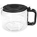 thumbnail image 2 of Medelco GL220 12 Cup Universal Replacement Coffee Carafe with Black Handle & Lid, 2 of 2