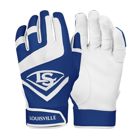 UPC: 0887768940508 | Louisville Slugger Genuine Adult Batting Glove Royal – XXL