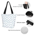 thumbnail image 4 of Balery Cute Shark Bolsa de Hombro con Diseño, Bolsa Grande y Duradera, Bolsa Versátil para Compras, 4 of 6