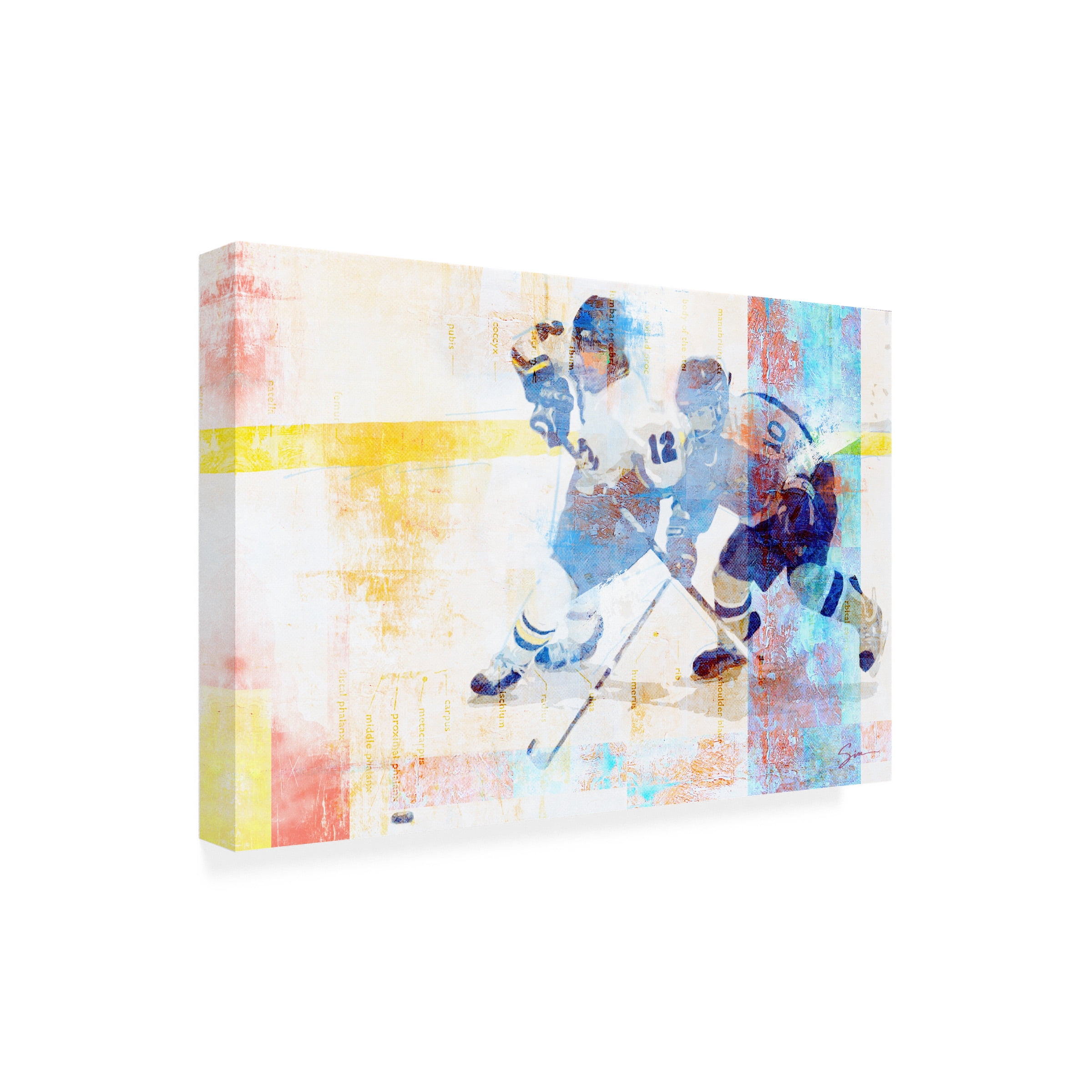 Greg Simanson 'Hockey' Canvas Art