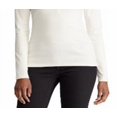 thumbnail image 3 of Ralph Lauren Women's V Neck Henley Tee White Size S/P, 3 of 3