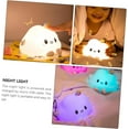 thumbnail image 3 of Cloud Children Night Light, Kids Table Lamp, Travel Night Light, Led Nursery Lamp, Touch Sensor Night Light, Rechargeable Colorful Night Light for Kids Room, Silicone LED Light, Changing Colors, 3 of 8