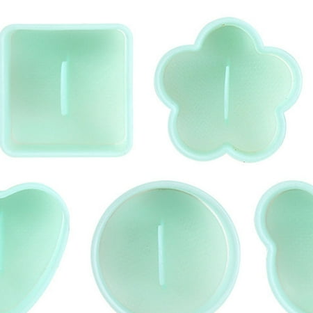 

Ayyufe Onigiri Mold 1 Set DIY BPA Free Convenient Bear Blossom Heart Shaped Sushi Mold