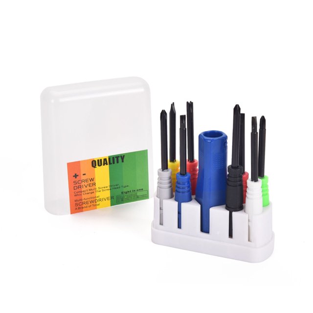 10-Piece Multifunctional Screwdriver Set with 2-in-1 Design: Includes Cross, Slotted, and Torx Bits, Ratchet Handle – Durable, Easy-to-Use Toolkit for Home Repair, DIY Projects, and Professional Use