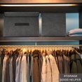 thumbnail image 2 of Versatile Non-Woven Fabric Folding Storage Box - Multi-Purpose, Dust-Proof, and Foldable Clothing Organizer, Grey, 2 of 6