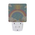 thumbnail image 5 of Yayeee LED Plug in Night Light for The Home with Auto Dusk to Dawn Light Sensors, 2 Pack, Retro Beige Rainbow, 5 of 6