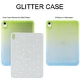 thumbnail image 5 of Dteck iPad 10.2 Case with Pencil Holder, Gradient Glitter for iPad 9th/8th/7th Generation Case 10.2 Inch Slim Lightweight TPU Shockproof Protective Cover for 10.2" iPad 2021/2020/2019,Green Blue, 5 of 8