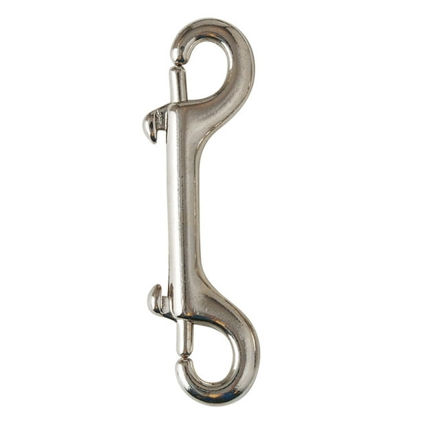 4" Horse Tack Hardware Nickel Plated Die Cast Double End Snap Hook 4