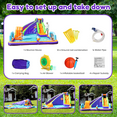 thumbnail image 6 of GVDV 12FT Inflatable Bounce House Water Slide , Wet/Dry Play, Jump, Climb, Slide & Ball Pit, 450W Air Blower – Perfect for Backyard Fun and Birthday Parties, 6 of 9