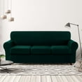 thumbnail image 2 of CHUN YI Housse de Canapé avec Housse de Coussin Séparée Extensible à Carreaux, 2 of 7